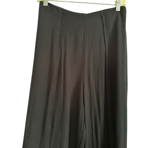 Black Maxi Wide Leg Pants for Casual Wear - Picture 17 of 17